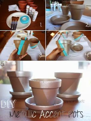 DIY... cómo decorar macetas