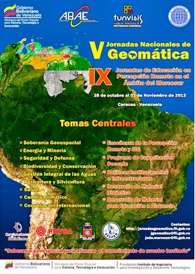 V Jornadas Nacionales de Geomática (Venezuela)