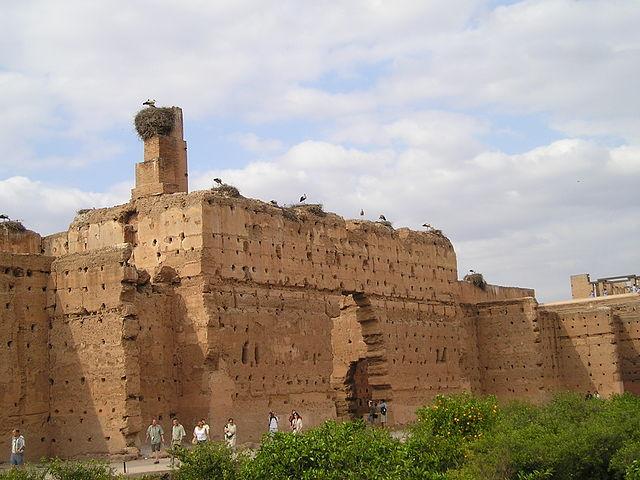 Palacio El Badí, antigua mansión del sultán, hoy en ruinas
