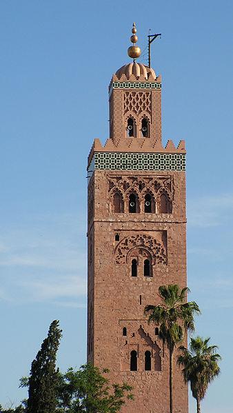 Minarete de la mezquita Koutubia, Marrakech