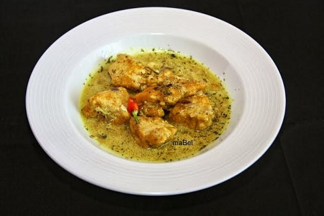 Pollo al ras el hanout y leche de coco