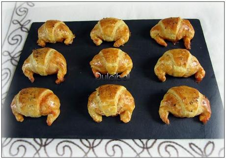 MINI CROISSANTS DE CHORIZO Y QUESO