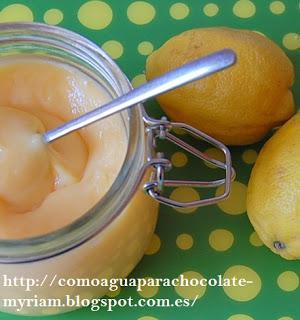 CREMA DE LIMÓN O LEMON CURD.