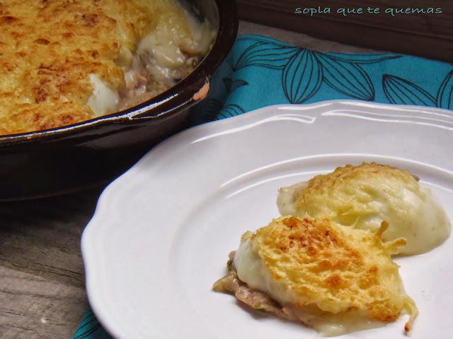 HUEVOS RELLENOS GRATINADOS