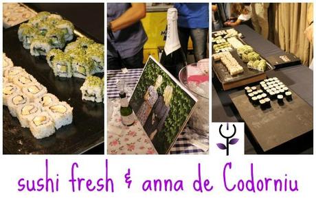 Sushi de Sushi Fresh y cava de Anna Codorniu
