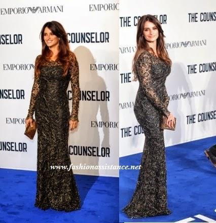 Penélope Cruz, encaje y mechas californianas, en el estreno de The Counselor en Londres Penélope Cruz, encaje y mechas californianas, en el estreno de The Counselor en Londres
