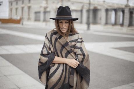 street style barbara crespo c&a perfect poncho royal palace madrid sendra boots christys hat street style barbara crespo c&a perfect poncho royal palace madrid sendra boots christys hat