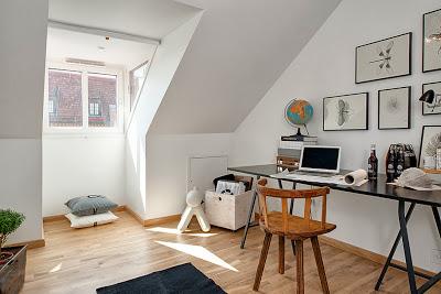 Apartamento Nórdico con toques Rústicos