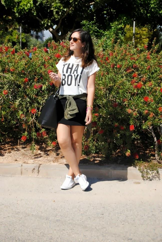 Tie a shirt around your waist