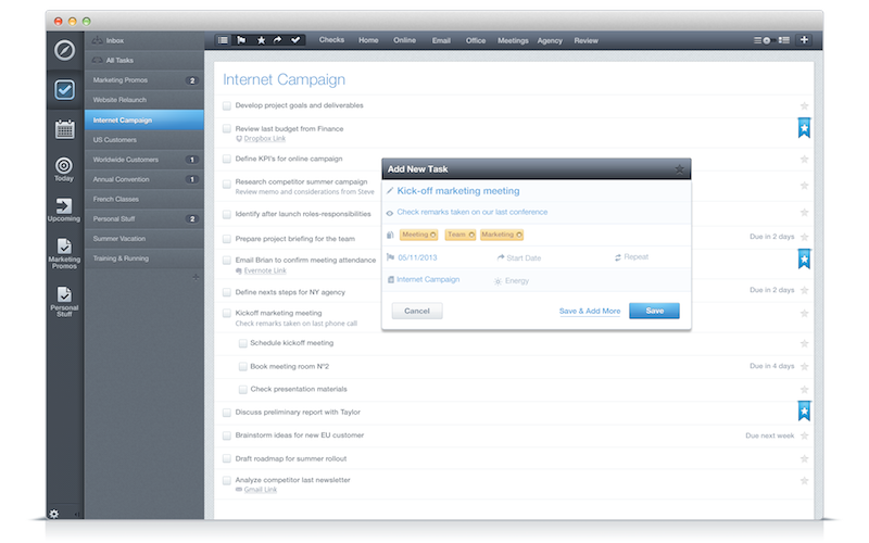 Pantalla de Hightrack