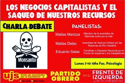 Charla Debate con Eduardo Salas: Los negocios capitalistas y el saqueo de nuestros recursos naturales