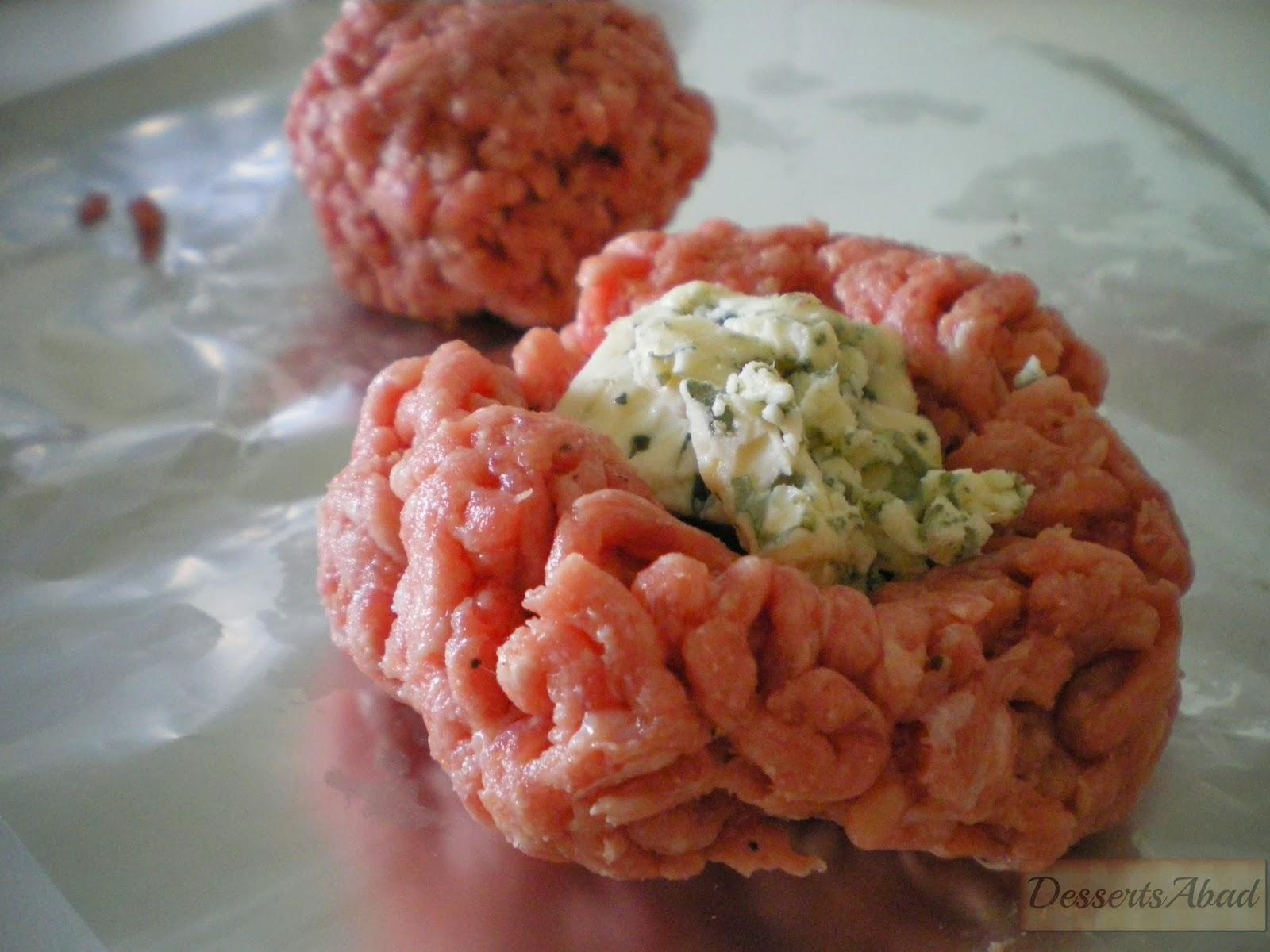 Hamburguesas con sorpresa
