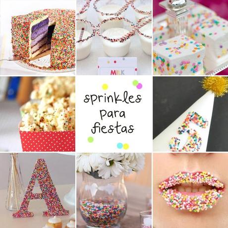 ideas para fiestas con sprinkles