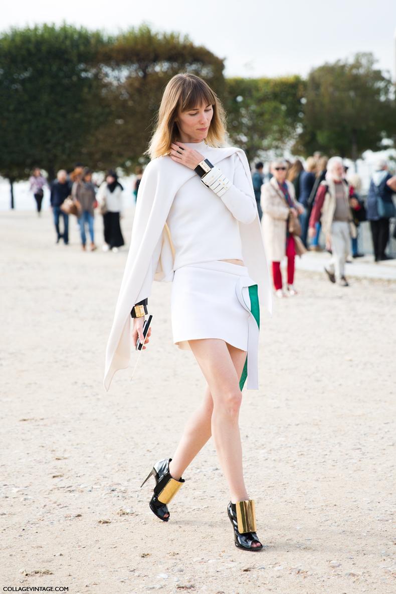 Anya Ziourova Paris Fashion Week Street Style