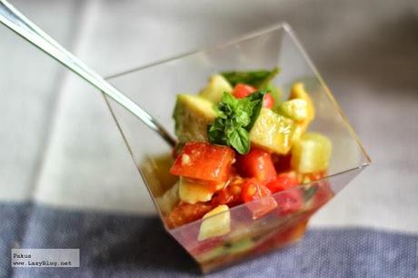 Ensalada de la huerta con aliño de albahaca para Love my salad Ensalada de la huerta con aliño de albahaca para Love my salad