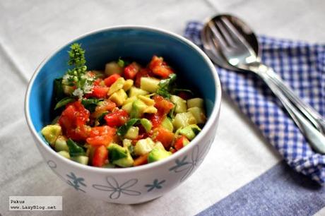 Ensalada de la huerta con aliño de albahaca para Love my salad