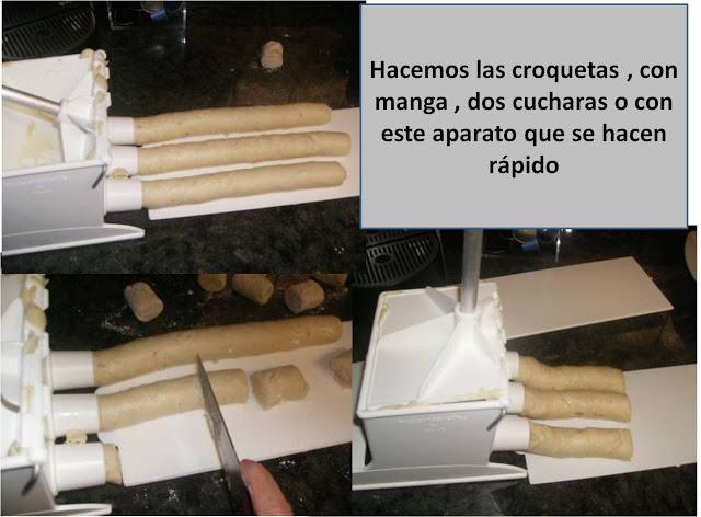 CROQUETAS  DE QUESO  ROQUEFORT