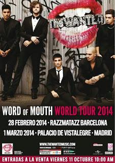 The Wanted actuarán en Barcelona y Madrid en 2014