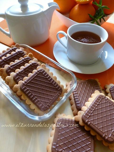 Galletas de Romero y Naranja con Chocolate