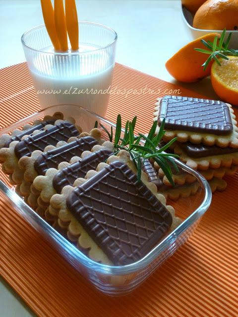 Galletas de Romero y Naranja con Chocolate