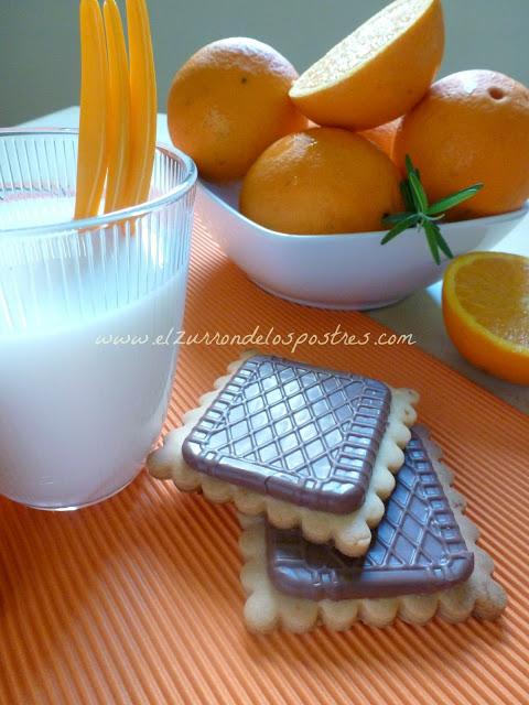 Galletas de Romero y Naranja con Chocolate