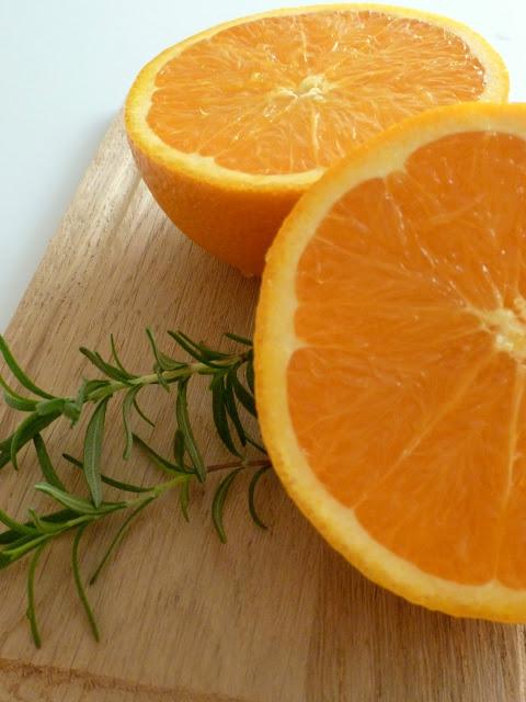 Galletas de Romero y Naranja con Chocolate