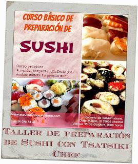 Curso básico de preparación de Sushi