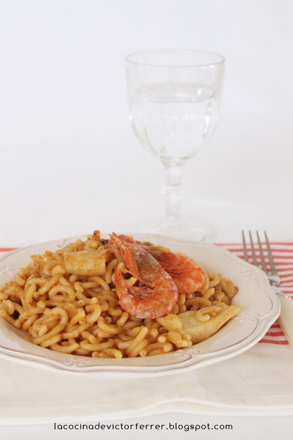 Fideua de marisco #díadelplatobloguero.