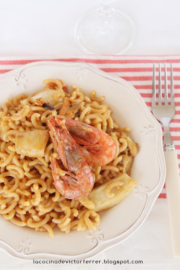 Fideua de marisco #díadelplatobloguero.