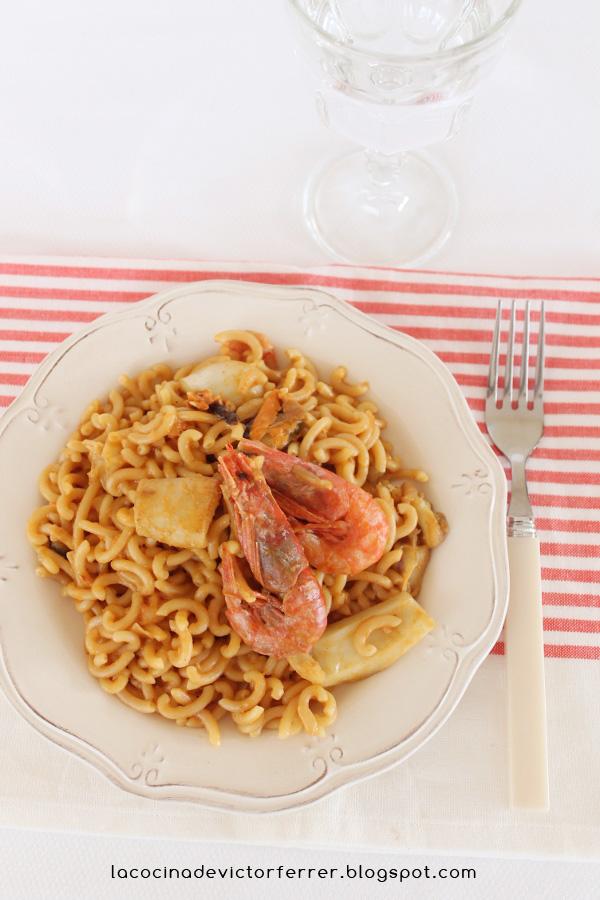 Fideua de marisco #díadelplatobloguero.