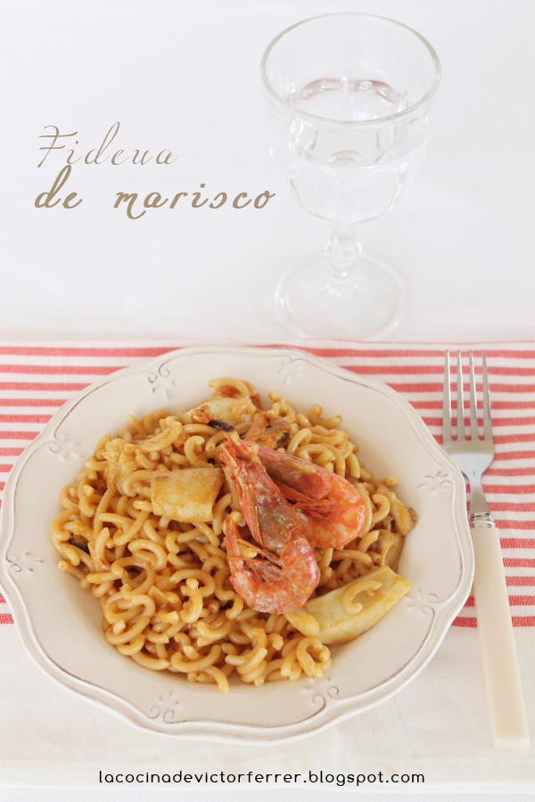 Fideua de marisco #díadelplatobloguero.