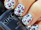 Uñas decoradas leopardo baby Nail infantil