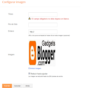 ¿Como guardar un Gadget sin titulo en Blogger (solucion)?