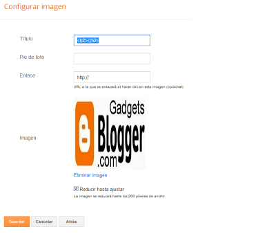 ¿Como guardar un Gadget sin titulo en Blogger (solucion)?