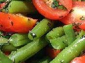 Ensalada judías verdes tomates