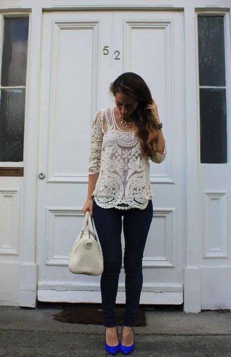 Crochet top and blue shoes Image Hosted by ImageShack.us