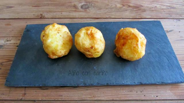 BOLAS DE PURÉ DE PATATA