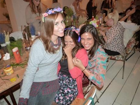 Taller de coronas de flores con Le Petit Marseillais