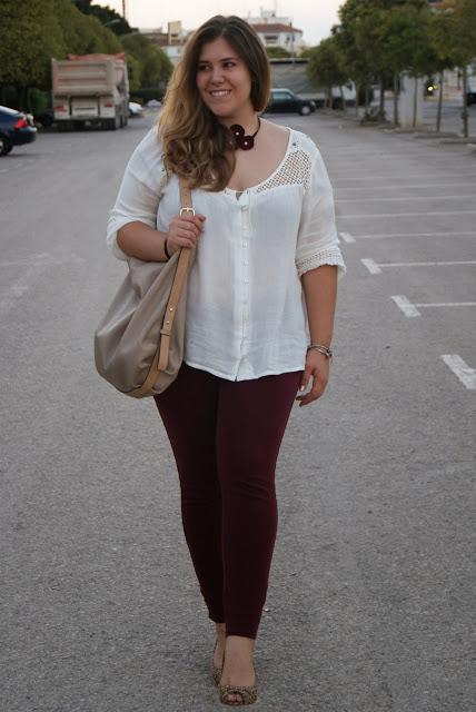 Burgundy flowers