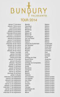 Bunbury anuncia las primeras fechas de 'Palosanto Tour 2014'