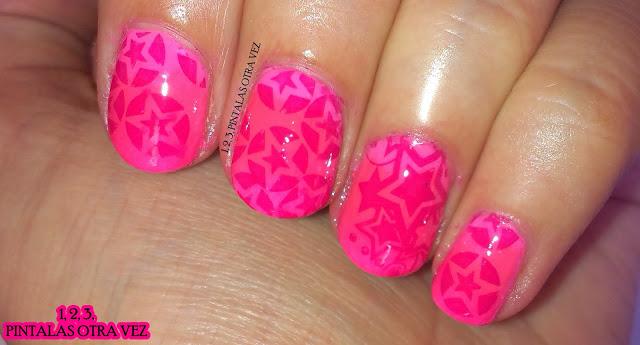 Estrellas rosas