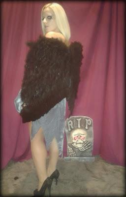 DISFRAZ HALLOWEEN:ANGEL NEGRO SENSUAL