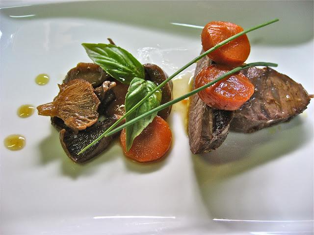 TERNERA CON MOSCATEL Y SETAS