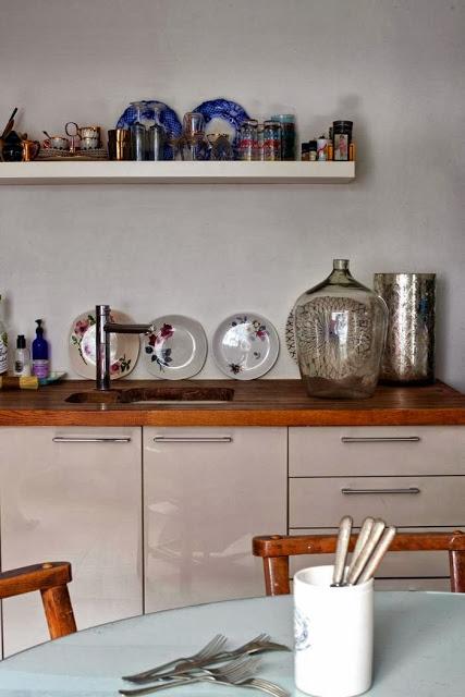 Una preciosa cocina, con todos los detalles a la vista