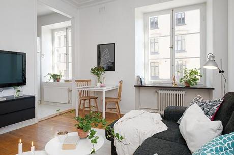 muebles de diseño e ikea inspiración interiores espacios pisos pequeños diseño de interiores escandinavo decoración nórdica escandinava decoracion diseño interiores decoración de pisos pequeños mini pisos cocinas modernas pequeñas cocinas blancas pequeñas blog decoración nórdica 