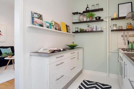 muebles de diseño e ikea inspiración interiores espacios pisos pequeños diseño de interiores escandinavo decoración nórdica escandinava decoracion diseño interiores decoración de pisos pequeños mini pisos cocinas modernas pequeñas cocinas blancas pequeñas blog decoración nórdica 