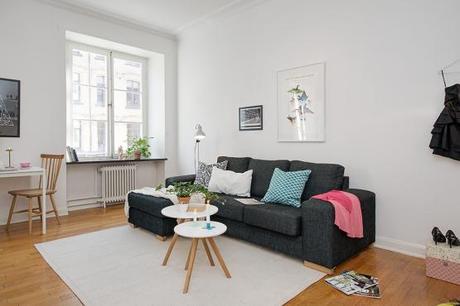 muebles de diseño e ikea inspiración interiores espacios pisos pequeños diseño de interiores escandinavo decoración nórdica escandinava decoracion diseño interiores decoración de pisos pequeños mini pisos cocinas modernas pequeñas cocinas blancas pequeñas blog decoración nórdica 