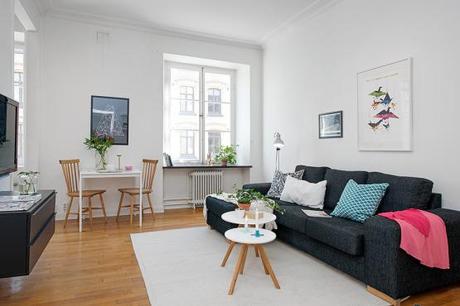 muebles de diseño e ikea inspiración interiores espacios pisos pequeños diseño de interiores escandinavo decoración nórdica escandinava decoracion diseño interiores decoración de pisos pequeños mini pisos cocinas modernas pequeñas cocinas blancas pequeñas blog decoración nórdica 