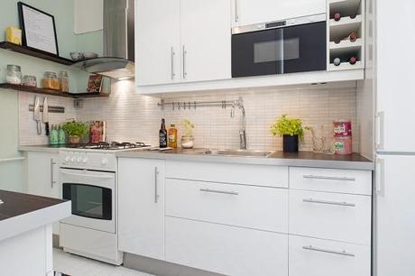 muebles de diseño e ikea inspiración interiores espacios pisos pequeños diseño de interiores escandinavo decoración nórdica escandinava decoracion diseño interiores decoración de pisos pequeños mini pisos cocinas modernas pequeñas cocinas blancas pequeñas blog decoración nórdica 