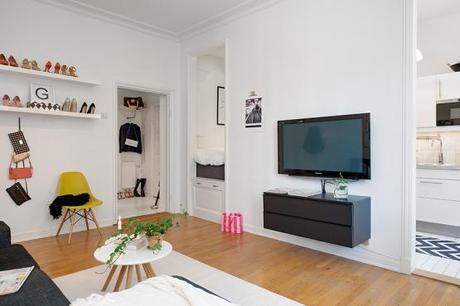 muebles de diseño e ikea inspiración interiores espacios pisos pequeños diseño de interiores escandinavo decoración nórdica escandinava decoracion diseño interiores decoración de pisos pequeños mini pisos cocinas modernas pequeñas cocinas blancas pequeñas blog decoración nórdica 